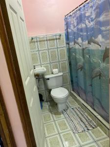 Ванная комната в Cabinas Mitchaelle's +37 фотографий