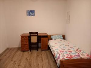 Postel nebo postele na pokoji v ubytování Apartament u podnóża Zamku Chojnik