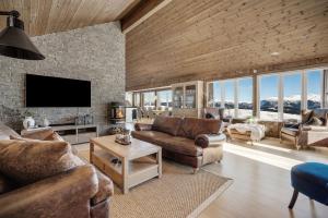 Posezení v ubytování Voss Resort self-service apartments