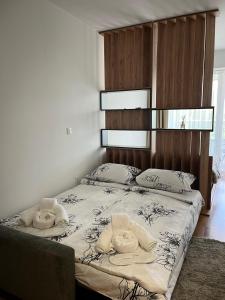 Postel nebo postele na pokoji v ubytování OpenView Apartment