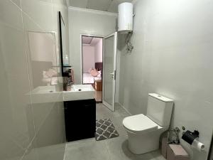 Koupelna v ubytování Espaço Ru-B