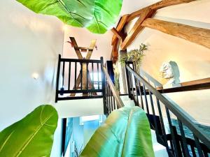 Posezení v ubytování loft des désirs hammam, jacuzzi