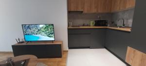 Kuhinja ili čajna kuhinja u objektu OpenView Apartment +37 fotografija