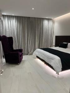 Ένα ή περισσότερα κρεβάτια σε δωμάτιο στο Luxury House Villa Devoto
