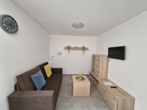 TV a/nebo společenská místnost v ubytování Restaurace - Apartmány Bobule