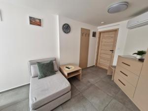 Postel nebo postele na pokoji v ubytování Restaurace - Apartmány Bobule