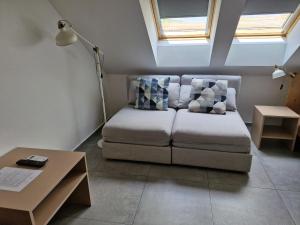 Posezení v ubytování Restaurace - Apartmány Bobule