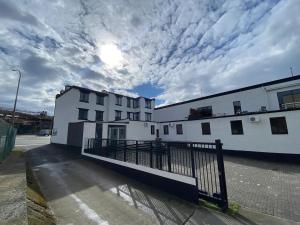 Das Gebäude in dem sich die Ferienwohnung befindet