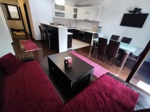 Kuchyň nebo kuchyňský kout v ubytování The Budva Apartment