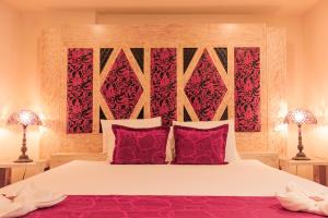 Voodi või voodid majutusasutuse Hotel Plaza Garibaldi toas