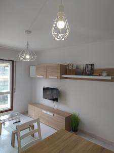 Η κουζίνα ή μικρή κουζίνα στο Apartamento 1 habitacion 450m playa Baltar-VUT