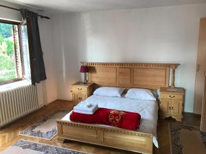 Postel nebo postele na pokoji v ubytování Beautiful large villa Vrčin