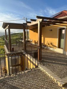 Uma varanda ou terraço em Quinta do Sonho