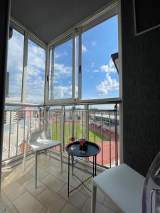 Μπαλκόνι ή βεράντα στο Stadio apartments Shkoder