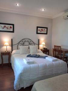 Katil atau katil-katil dalam bilik di Hotel Azul Junin
