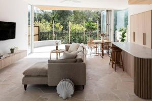 Posezení v ubytování Palm Oasis Beach Villa
