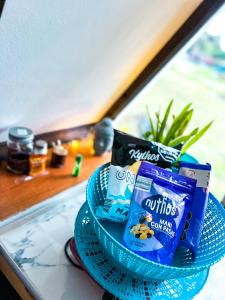 Jídlo v luxury tent nebo okolí