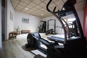 Fitness centrum a/nebo fitness zařízení v ubytování Heraclea Hotel Residence
