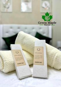 Postel nebo postele na pokoji v ubytování Green Maple Haven - Saekyung Village 1 Phase 3, Marigondon Lapulapu City + 16 fotografií