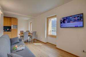 Et tv og/eller underholdning på Alpinbike and Ski Lodge Apartments - Happy Rentals