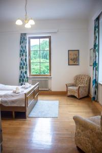 Postel nebo postele na pokoji v ubytování Trend Lokal-Rooms-Bar