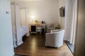 Kuchyň nebo kuchyňský kout v ubytování Hotel Bella Luna