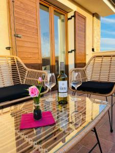 Balkón nebo terasa v ubytování Villa Seaside