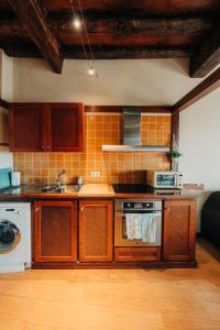 A kitchen or kitchenette at Apartamentos Stetic
