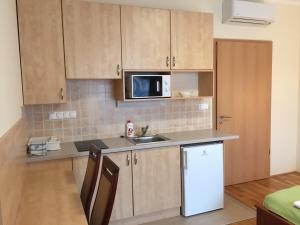 Kuchyň nebo kuchyňský kout v ubytování Mara Apartman