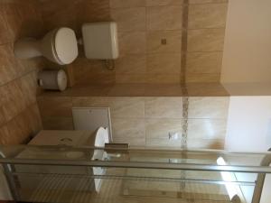 Koupelna v ubytování Mara Apartman + 15 fotografií