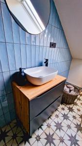 Koupelna v ubytování Apartmán Podzámčí