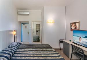 TV a/nebo společenská místnost v ubytování Hotel Apuana