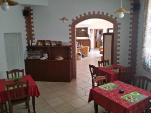 Restaurace v ubytování La Tana del Lupo