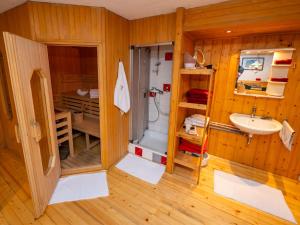 Koupelna v ubytování Relax apartma Peter