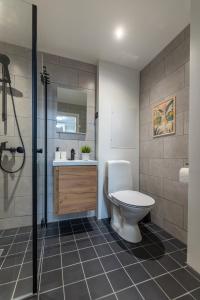 Koupelna v ubytování Kalda apartment + 16 fotografií