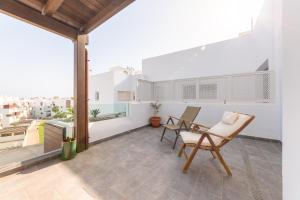 Balkón nebo terasa v ubytování El balcón del Cabo