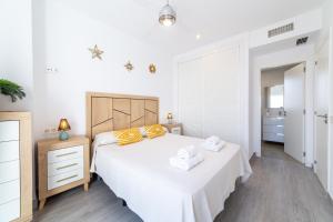 Postel nebo postele na pokoji v ubytování El balcón del Cabo