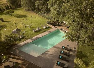 Pemandangan kolam renang di Villa Fuerte Chania - Including Two 7-seater Vans, Airport Shuttle, Breakfast atau di dekatnya