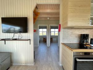 Kuchyň nebo kuchyňský kout v ubytování Eldhraun Holiday Home