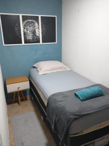Postelja oz. postelje v sobi nastanitve Hostel 940