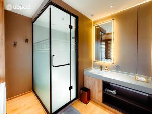 Koupelna v ubytování UBPOD- The First Capsule Hotel in Mongolia