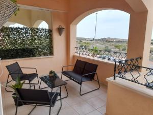 Balkon oz. terasa v nastanitvi Beautiful apartment Enjoy, with a shared pool