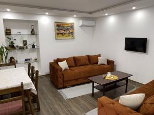 Posezení v ubytování Smokvica apartman