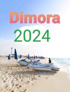 un poster per una spiaggia con barche sulla sabbia di شاليه ديمورا عائلات فقط Dimora Chalet Only Family a Dawwār Muḩammad Abū Shunaynah