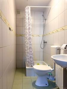 Łazienka w obiekcie Apartamenty i pokoje Gościniec na Równi