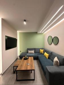 Posezení v ubytování Top Line & Modern Apartments in Ioannina