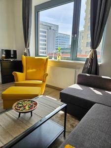 Χώρος καθιστικού στο Trendy & Quiet Urban Oasis Flat