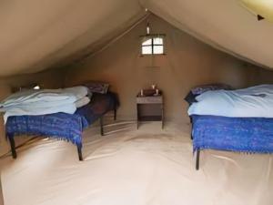 Кровать или кровати в номере Tapian Ratu Camp