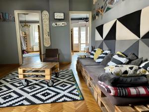 Un lugar para sentarse en Nomad Hostel