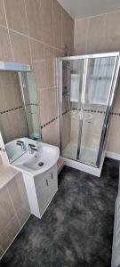 Koupelna v ubytování Medehamstede Hotel